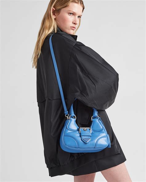 prada moon and stars bag blue|Light Blue Prada Moon Padded Nappa.